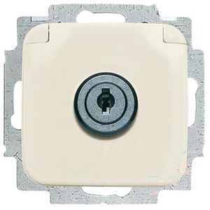 Wcd ra Centraalplaat kd + slot inb SI creme (20 EUKSL-212)