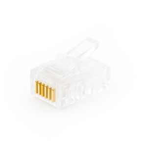 Doos a 50st. Connector 6p4c plat soepele kabel