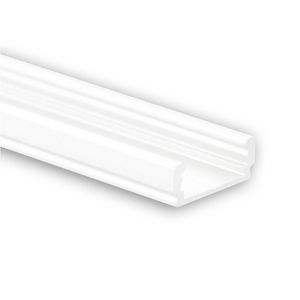 LED profiel PL1 L=2mtr. LED strips max. 12mm wit RAL9010