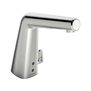Designostyle elekt. 1-gats wastafelmengkraan chroom m.batterij