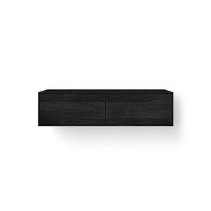 Badmeubel FACET 120cm 2x la eiken black