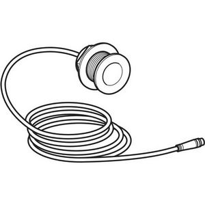 Closetsturing oog enkele spoeling RVS