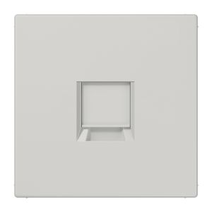 Afdekking LS990 li.grijs.v.mod.jack 1-voudig.