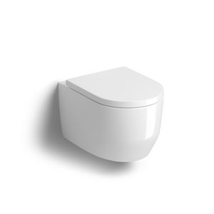 Toiletzitting deksel softclosing 53cm glanz. wit turboflush