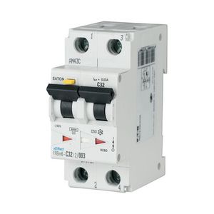 Aardlekautomaat (RCBO) FRBM6 C-karakteristiek  32A 100mA 2-polig 6kA