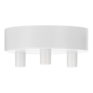 Plafondkap metaal Multi-Cord 3 wit