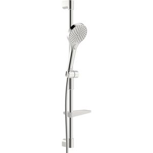Doucheset, Brass/Plastic, Chroom, 764mm
