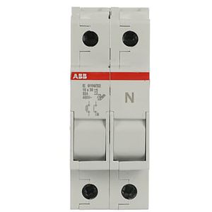 Zekeringafschakelhouder 1p+n Max 32A voor 10,3x38mm