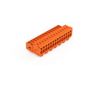 1-draads male steker 1,5mm² oranje 734-344/018-000 VVE=50
