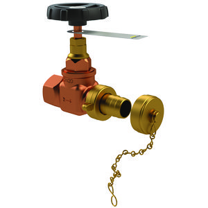 Aftapper van brons DN15 binnendraad