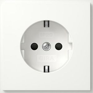 wandcontactdoos met randaarde Safety Plus (IP20) Gira TX_44 zuiver wit