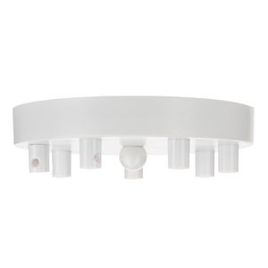 Plafondkap metaal Multi-Cord 7 wit