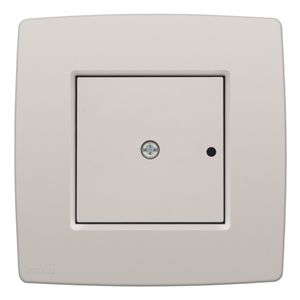 Afwerkingsset 1-kanaals inbouw RF met enkelpolig l.grey