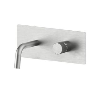 JO kit muurmengkraan wastafel inbouw uitloop 123mm JO104ST