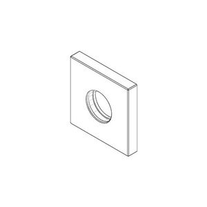 Rozet 55x55x9mm chr 082797505-00
