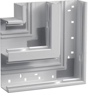 Vlakke hoek BR65 65x210mm 2x80mm lichtgrijs