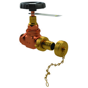 Aftapper van brons DN15 buitendraad