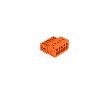 1-draads male steker 1,5mm² oranje 734-335 VVE=100