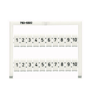 WMB-markeringskaart als kaart bedrukt wit 793-5502 VVE=5