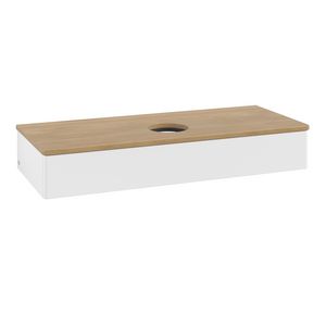 Wastafelonderkast Antao 1200x190x500mm White Matt Lacquer K10011MT