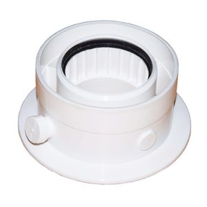 Adapter RGA/LTV 80/80 naar concentrisch 60/100 Avanta Ace + Tzerra Ace-Matic
