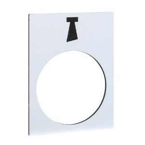 Etiket 30x40mm Markering symbool Wit Harmony XAC