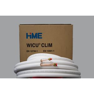 PROMO Rol a 20m. Koelleiding geisoleerd WicuClim Duo 1/4" en 1/2"