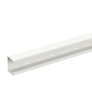 Wandgoot U-110/72 L=2.5m WGX signaalwit RAL9003