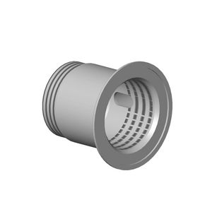 Afvoer. Onderdeel 1 1/4" chr gebors.