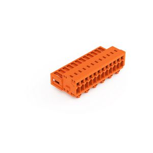 1-draads male steker 1,5mm² oranje 734-342/018-000 VVE=50