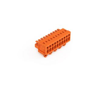 1-draads female steker 1,5mm² oranje 734-210/008-000 VVE=50