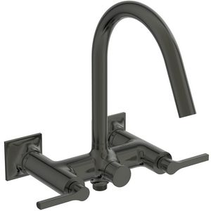 bad/douchemengkraan 2-greeps ,hendelgrepen magnetic grey (grijs) B