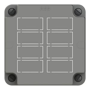 Deksel t.b.v. 3640 met uitbreekpoorten VVE=60