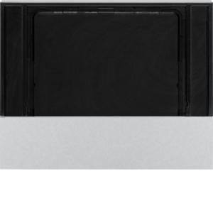 Afdekraam voor KNX therm. berker K.5 aluminium