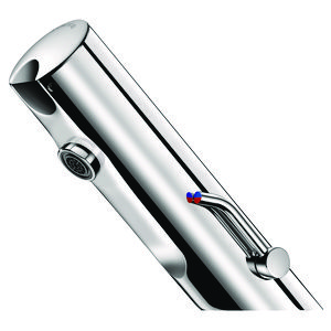 Wastafelmengkraan F3/8" geint. batt 6V+stopkraan 490006LH