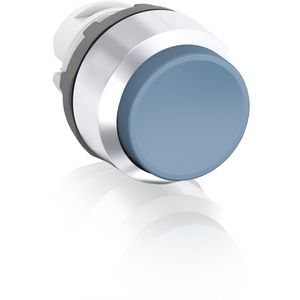 Drukknop niet terugverend blauw