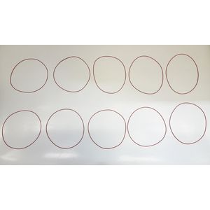 Set a 10st. Afdichtring mengstuk S59130