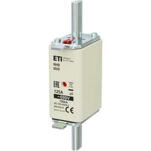 Zekering 690V 125A NH0 gG VVE=3
