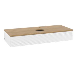 Wastafelonderkast Antao 1200x190x500mm White Matt Lacquer K10151MT