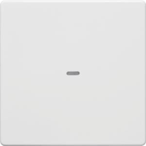 Drukknopmodule afdekking 1-v berker Q.1/Q.3/Q.7 polarwit