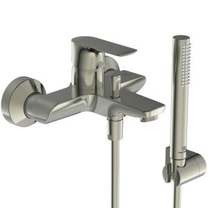 Connect Air bad/douchemengkraan met badset silver storm (rvs look)
