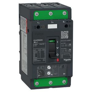 Motor circuit breaker GV4 3P 80A Icu 100kA thermal magnetic