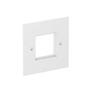 Afdekplaat 1-voudig Module 45 95x95mm polyamid puur wit