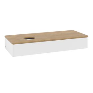 Wastafelonderkast Antao 1200x190x500mm White Matt Lacquer K11011MT