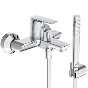 Connect Air bad/douchemengkraan met badset chroom