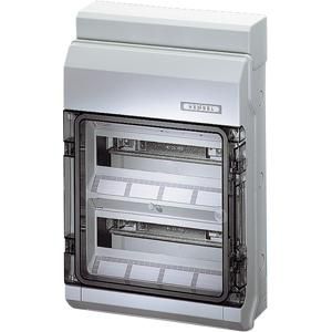 au. beh. KV IP65 24 modul 2x12 Invoer M20/25/32 N+PE klem