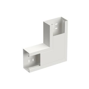 Verticaal hoekstuk wandgoot +D LSU-120/65 WGX signaalwit RAL9003