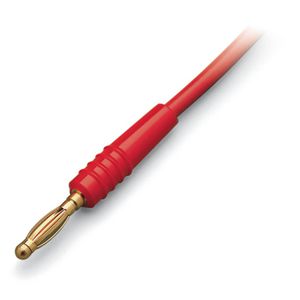 Teststeker Ø2mm met 500mm-kabel rood 210-136