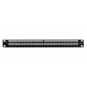 Patchpaneel 19inch 24 poorten 1HE CAT6A