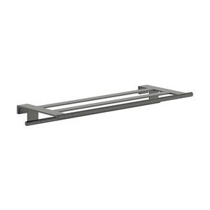 AddStoris S handdoekrek handdoekhouder Brushed Black Chrome